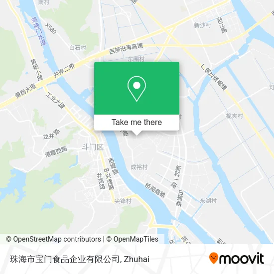 珠海市宝门食品企业有限公司 map
