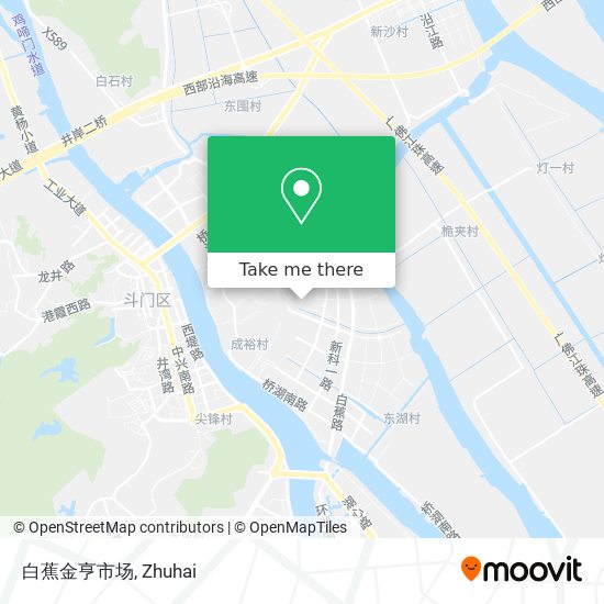 白蕉金亨市场 map