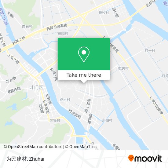 为民建材 map