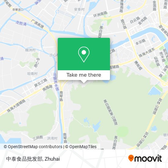 中泰食品批发部 map