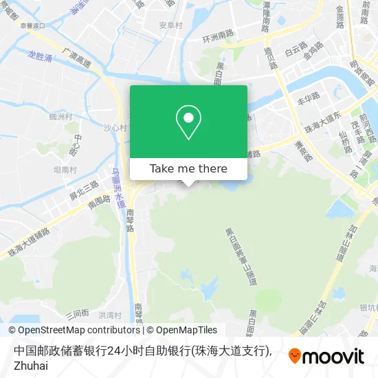 中国邮政储蓄银行24小时自助银行(珠海大道支行) map