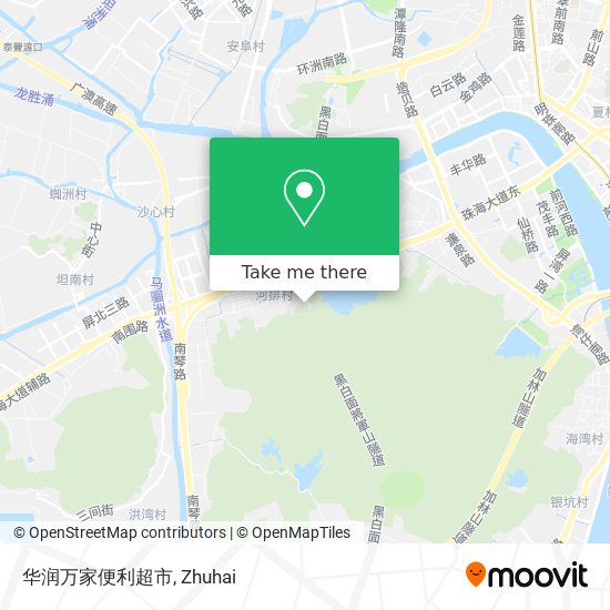 华润万家便利超市 map