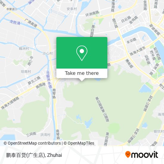 鹏泰百货(广生店) map