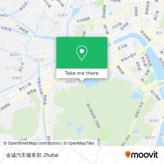 金诚汽车服务部 map