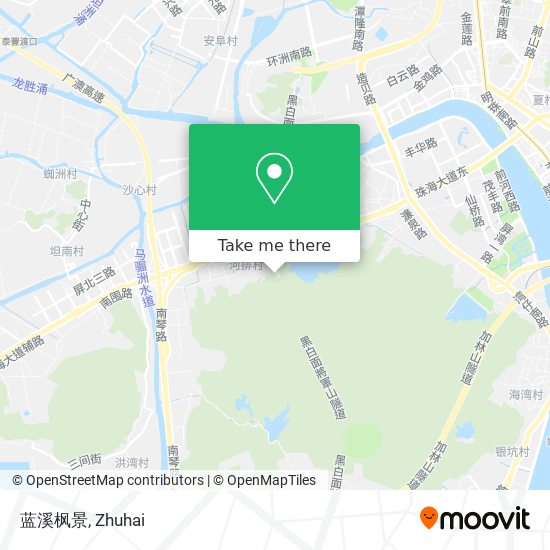蓝溪枫景 map