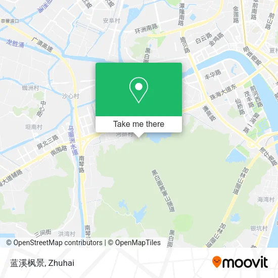 蓝溪枫景 map