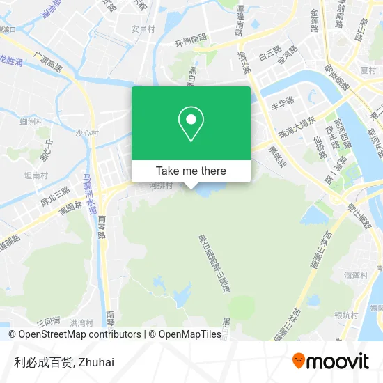 利必成百货 map