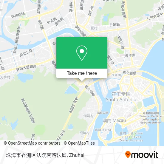 珠海市香洲区法院南湾法庭 map