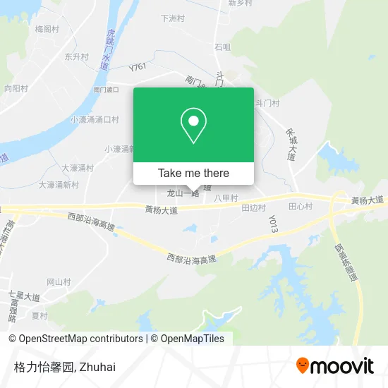 格力怡馨园 map