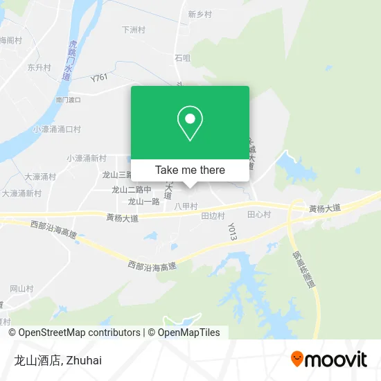 龙山酒店 map