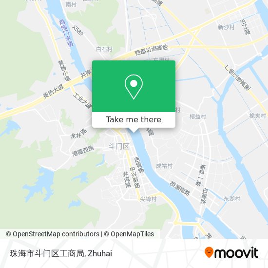 珠海市斗门区工商局 map