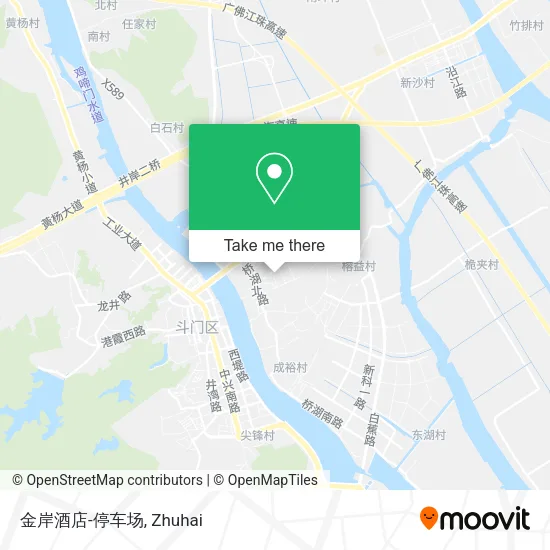 金岸酒店-停车场 map
