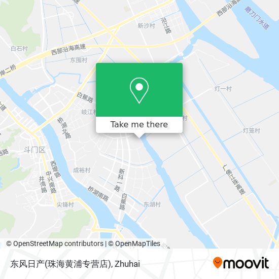 东风日产(珠海黄浦专营店) map