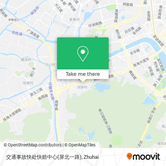 交通事故快处快赔中心(屏北一路) map