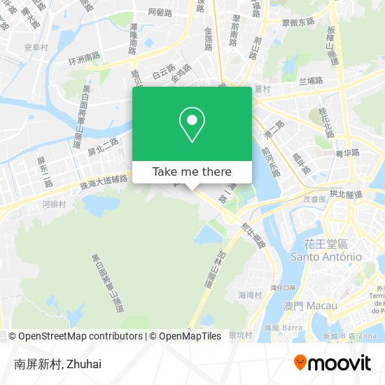 南屏新村 map