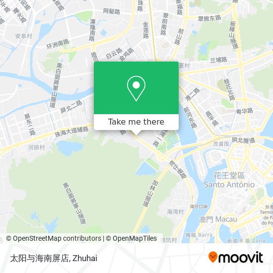 太阳与海南屏店 map