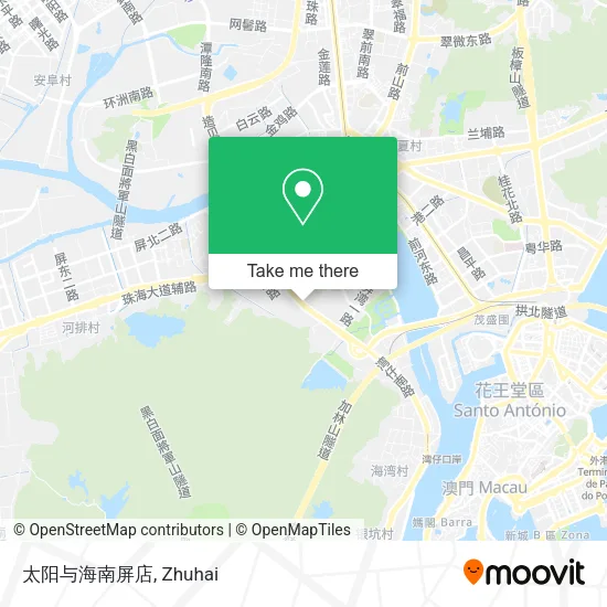 太阳与海南屏店 map