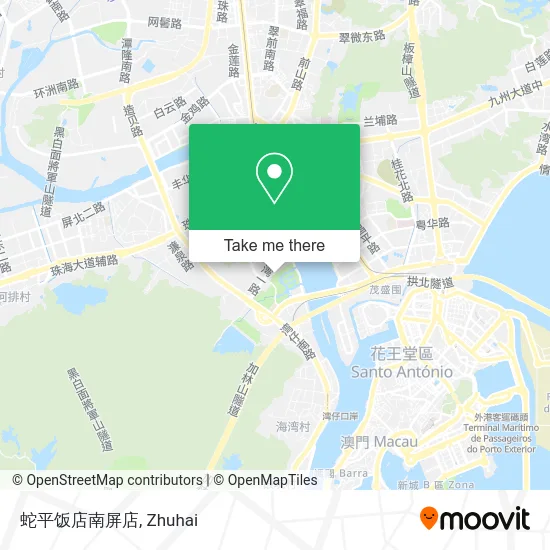 蛇平饭店南屏店 map
