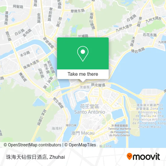 珠海天钻假日酒店 map