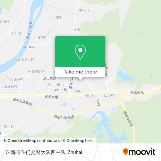 珠海市斗门交警大队四中队 map