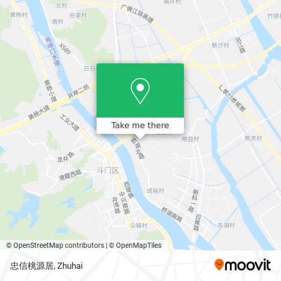 忠信桃源居 map
