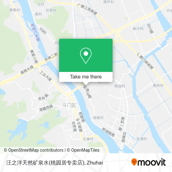 汪之洋天然矿泉水(桃园居专卖店) map
