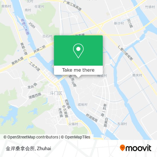 金岸桑拿会所 map