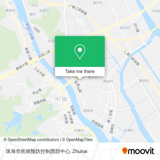 珠海市疾病预防控制西部中心 map