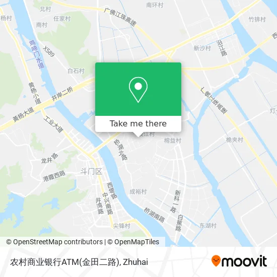农村商业银行ATM(金田二路) map