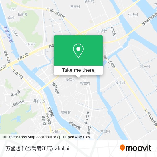 万盛超市(金碧丽江店) map