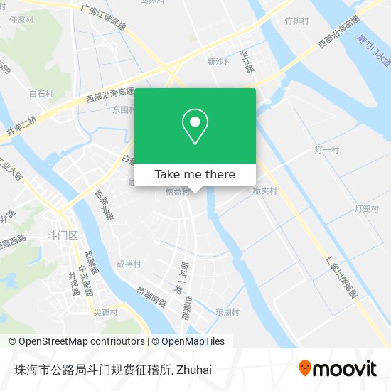 珠海市公路局斗门规费征稽所 map