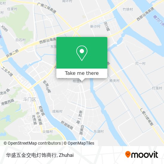 华盛五金交电灯饰商行 map