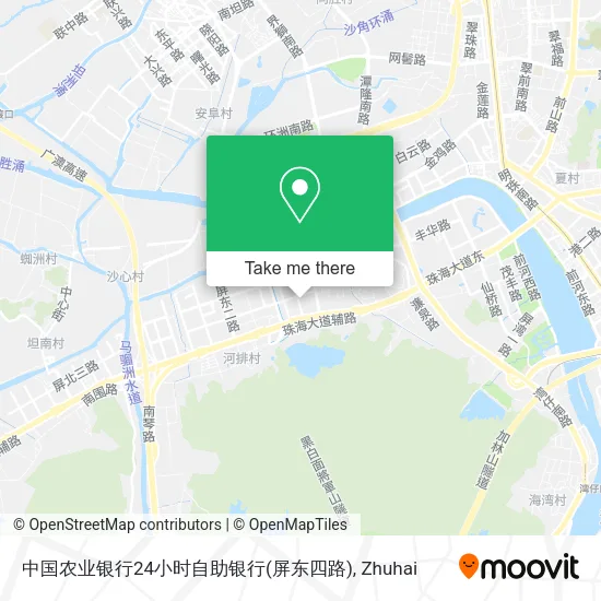 中国农业银行24小时自助银行(屏东四路) map