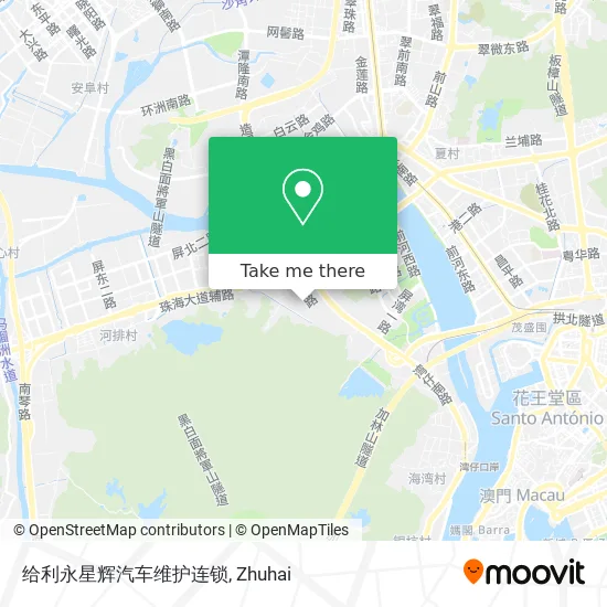 给利永星辉汽车维护连锁 map