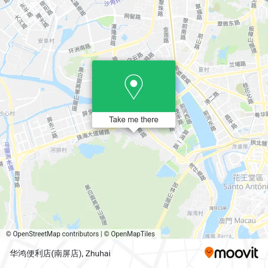 华鸿便利店(南屏店) map