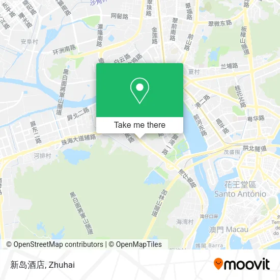 新岛酒店 map