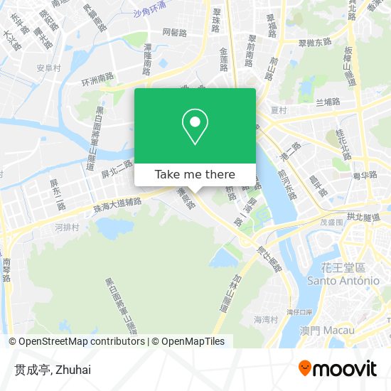 贯成亭 map