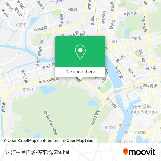 珠江中星广场-停车场 map