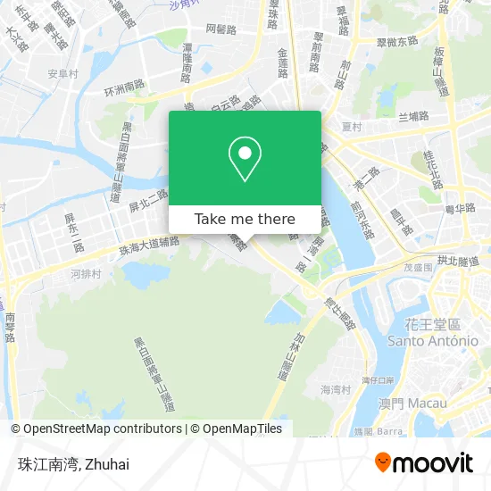 珠江南湾 map
