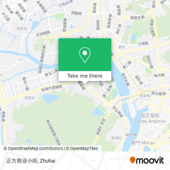 正方商业小街 map