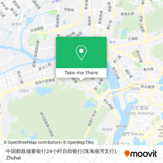 中国邮政储蓄银行24小时自助银行(珠海南湾支行) map