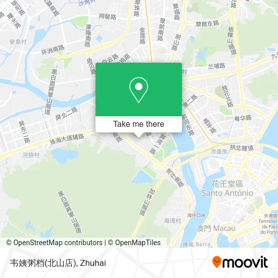 韦姨粥档(北山店) map