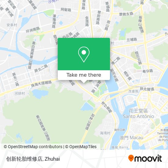 创新轮胎维修店 map