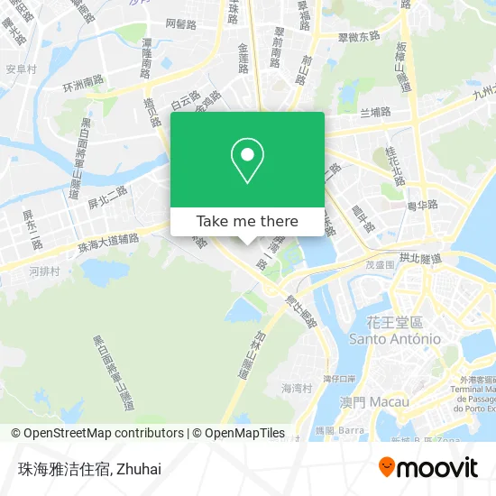 珠海雅洁住宿 map