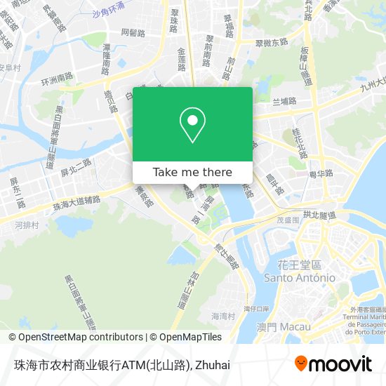 珠海市农村商业银行ATM(北山路) map