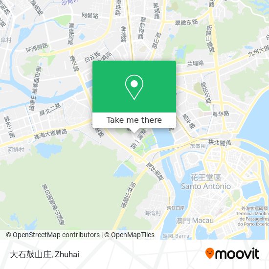 大石鼓山庄 map