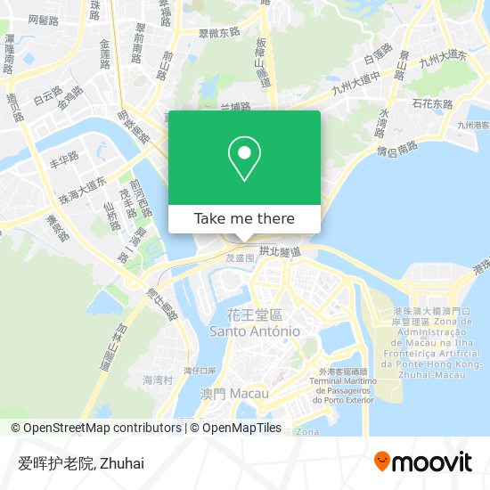 爱晖护老院 map