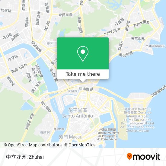 中立花园 map