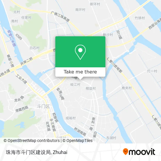 珠海市斗门区建设局 map