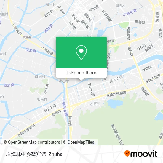 珠海林中乡墅宾馆 map